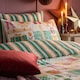 image 3 of furn. All Wrapped Up Reversible Printed Super King Duvet Set Green | Super King