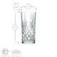 image 3 of RCR Crystal Melodia Highball Glasses - 360ml - Pack of 6 - Juice Glass Dishwasher Safe Drinking Glass Drinks Glass Clear