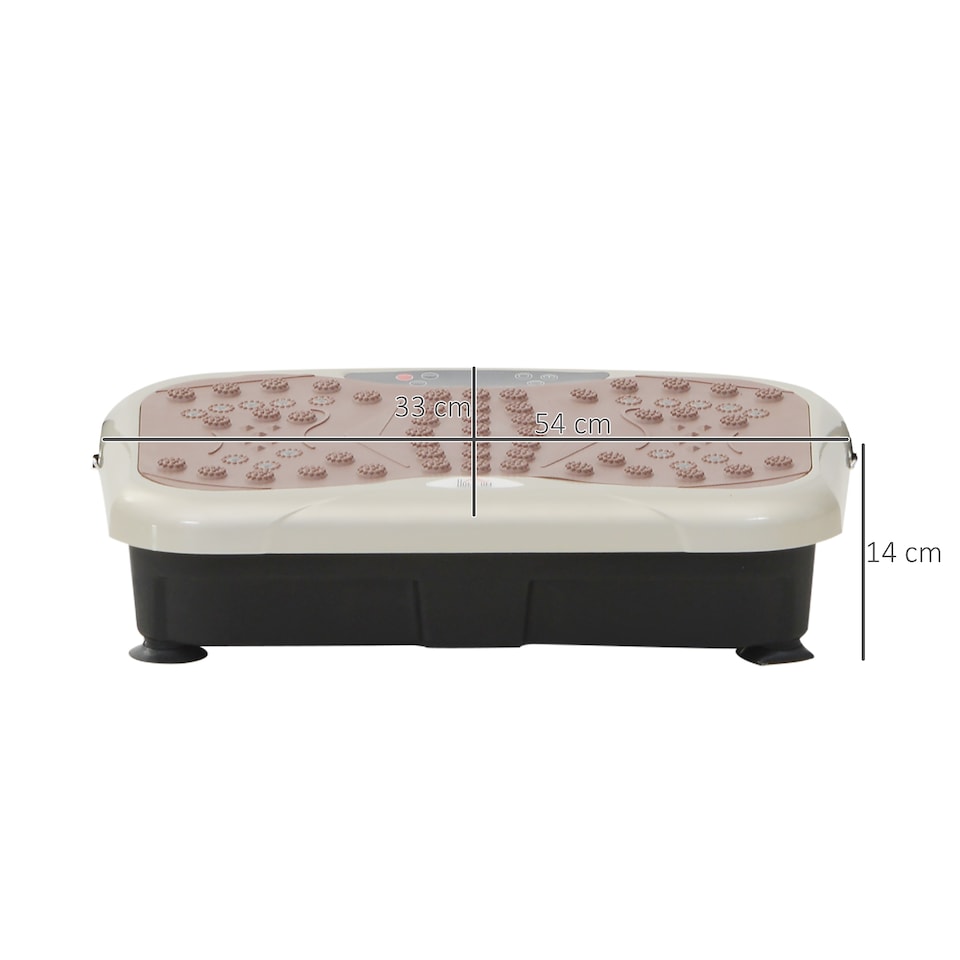 image 1 of HOMCOM Vibration Plate Machine Fitness Body Shaper Slim Trainer Home