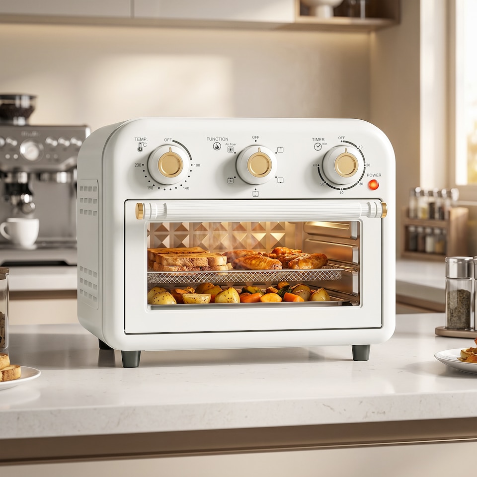 image 1 of HOMCOM Air Fryer Oven, Convection Oven, 12 L