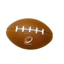 SPORTGIFTZ Large Rugby Ball Squeezy Stress Ball | Relieve Tension and Improve Focus | Ideal for Rugby Enthusiasts & Athletes | 8cm Brown