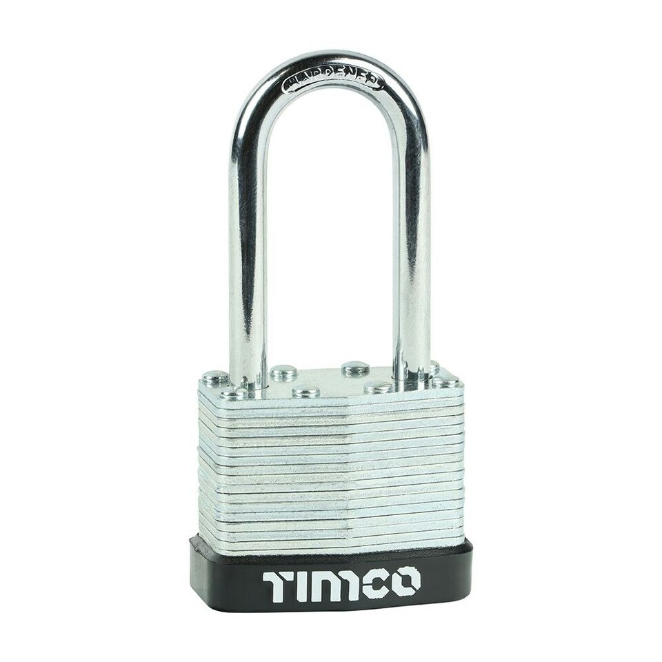 image 1 of Timco - Laminated Padlock Long Shackle (Size 40mm - 1 Each)