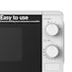image 3 of HYE 20L 700W Freestanding Manual Microwave Oven - White - SA01MM207W13