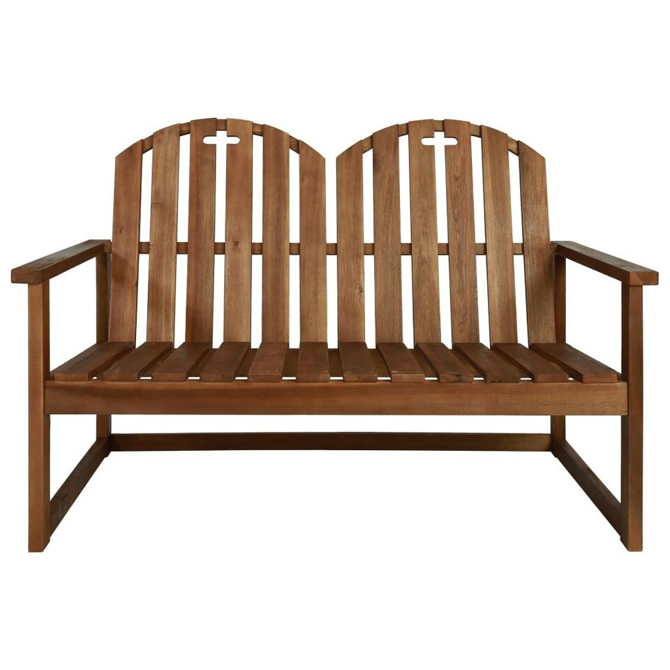 image 1 of 4 Piece Outdoor Lounge Set Solid Acacia Wood