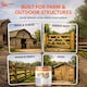 image 3 of Landlords Paint - Barn Paint - Weatherproof Protection for Wood, Furniture, Gates and Fences - Black - 5L