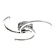 image 4 of Curve - Chrome LED Flush Ceiling Light | Chrome | 1