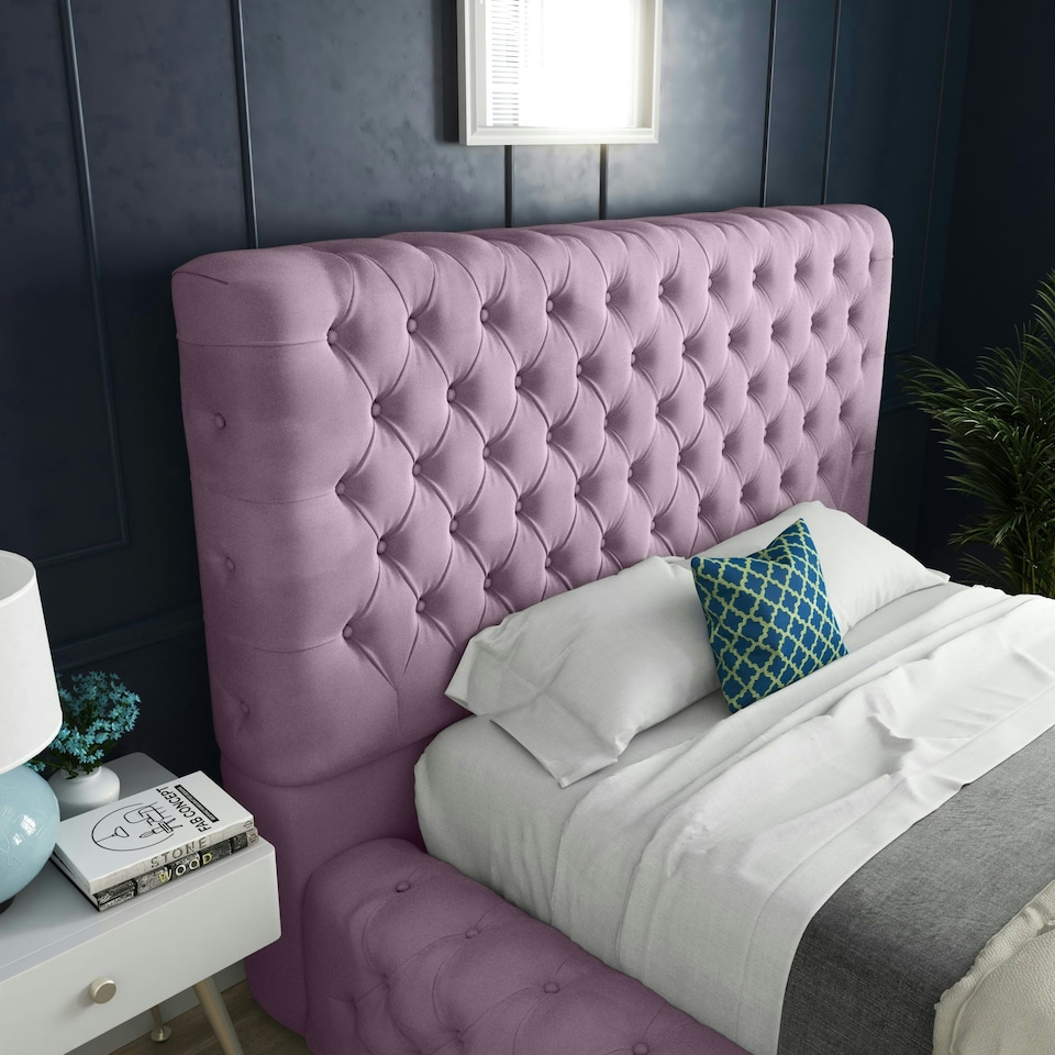 image 1 of Cambridge Bed - Single - 3ft - Pink