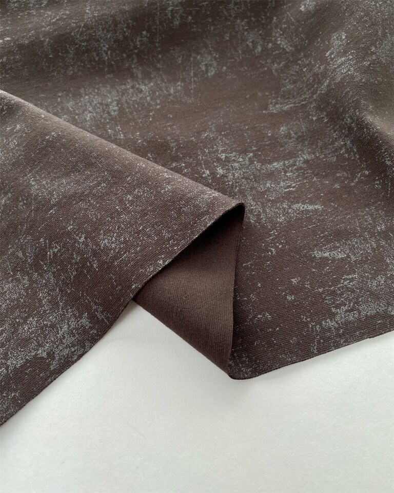 Brown Ponte Roma Double Stretch Knit Fabric for Dressmaking, 150cm / 59" Wide - per metre