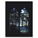 image 1 of John Margolies Cloister Hotel Stained Glass Window Framed Wall Art Print A3
