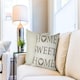 image 2 of Home Sweet Home Cushion Cover in Beige | Cream | Cream