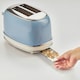 image 3 of Ariete 0155/15 Vintage Retro 2 Slice Toaster, Defrost & Reheat, Blue