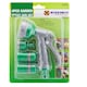 image 1 of 4pc Multi Function 6 Dial Spray Gun Set Garden Hose Water Connectors