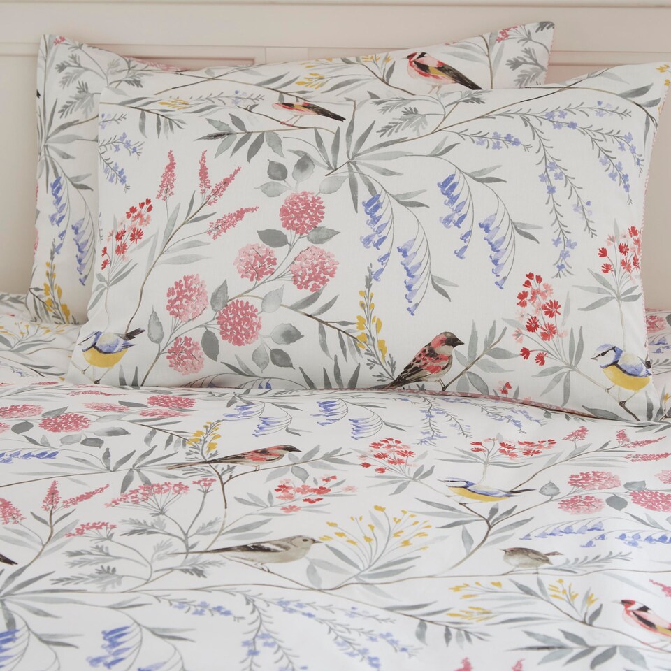 image 1 of D & D Caraway Duvet Cover Set Pink