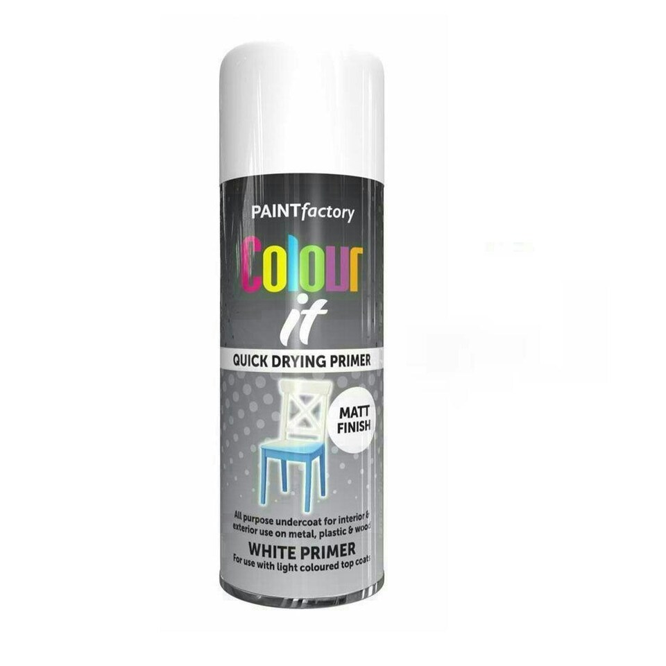 image 1 of Primer Spray Paint Aerosol Auto Car Lacquer Wood Metal 400ml Purple