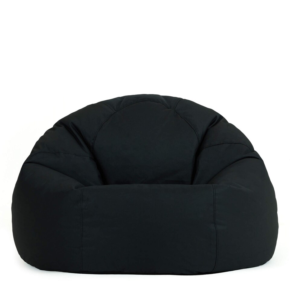 image 1 of Adult Classic Beanbag Outdoor Waterproof Bean bags Ready Filled - Black | Black | Black | 1