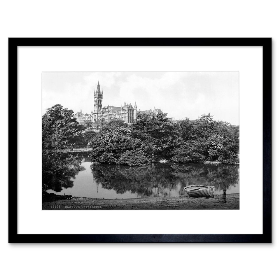 image 1 of Landmark University Glasgow 1895 Scotland Framed Wall Art Print