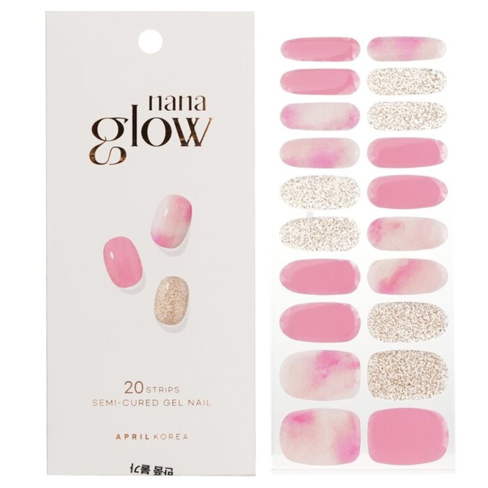 image 1 of Nanaglow Nail Sticker - # Gn22 - 20pcs Multi