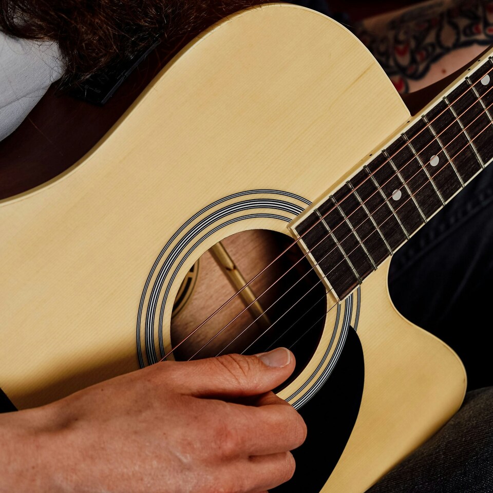image 1 of MX by 3rd Avenue Cutaway Electro Acoustic Guitar Pack Orange