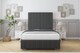 image 1 of Sloomy Langston Graphite Dumfries Bed Frame With Mattress With 50" Upholstered Headboard 5' King