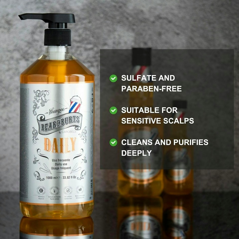 image 1 of Beardburys Daily Shampoo 1 Liter