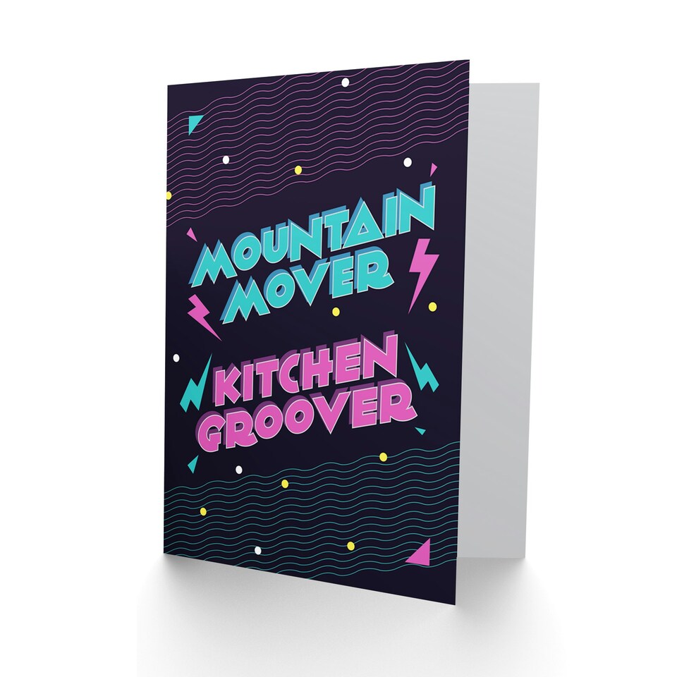 image 1 of Disco Kitchen Mountain Mover Quote Card