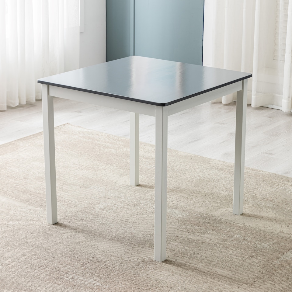 image 1 of Solid Wooden Kitchen Dining Table and 2 Chairs