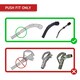 image 8 of SPARES2GO Vacuum Cleaner Tools Kit compatible with Bosch (35mm) Silver