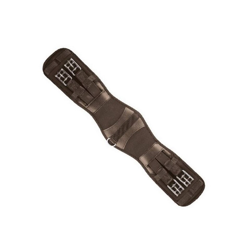 image 1 of Collegiate Memory Foam Horse Dressage Girth - Brown - 22in