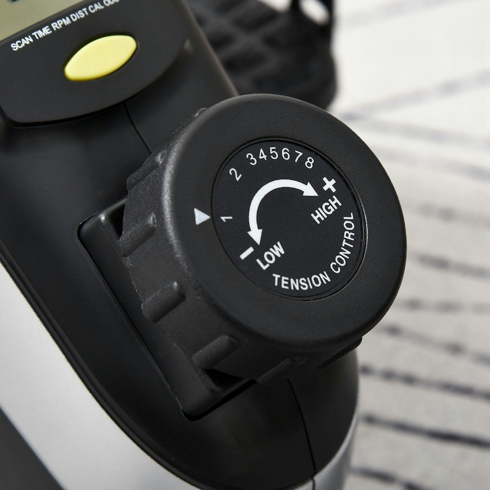 image 1 of HOMCOM Mini Exercise Bike 8 Levels Magnetic Resistance Leg Fitness LCD Display
