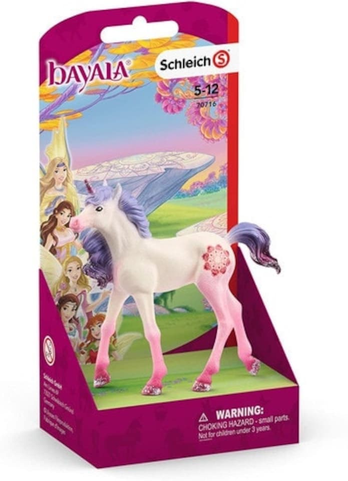 image 1 of Schleich Bayala Mandala Unicorn Foal Figure