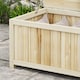 image 7 of Outsunny 172 Litre Outdoor Storage Box, Wooden terrace Box Garden Storage Container, for Balcony, Porch, Poolside, Natural