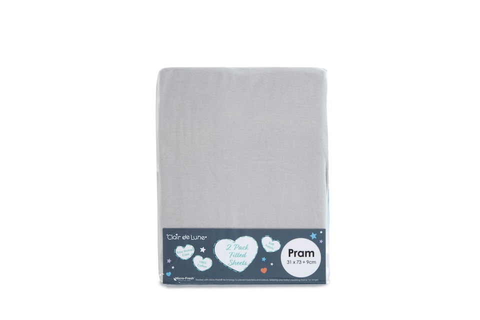 image 1 of Fitted Sheet Travel - Grey | Grey | One Size