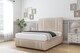 image 2 of Sloomy Kingsley Sand Naples Divan Bed With Mattress 2 Drawers Footend With 26" Strutted Headboard & 12" Matching Footboard 4' Small Double | Cream | Sand | Small Double | 1
