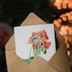 image 3 of Pierre-Joseph Redouté Art Card Poppy Flower Vintage Botanical
