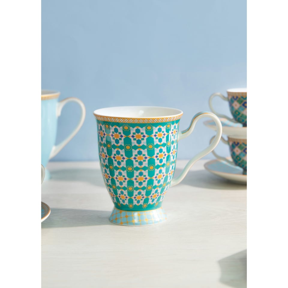 image 1 of Maxwell & Williams Mug Green Porcelain 300ml | Green