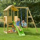 image 2 of TP Treehouse Wooden Play Tower with Wavy Slide & Bluey Quadpod - FSC® certified