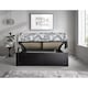 image 6 of Painted Wood King Size Ottoman Bed  in Black