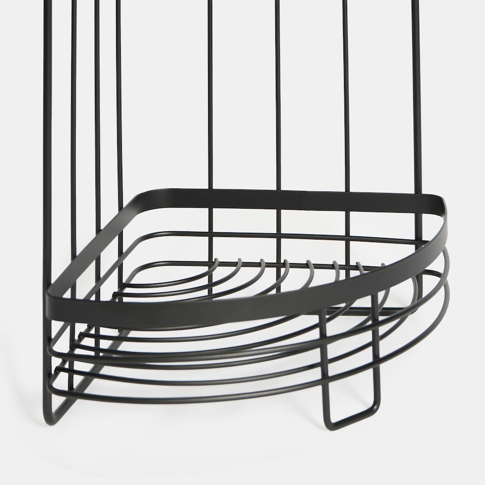 image 1 of OHS 3 Tier Shower Caddy Freestanding Bathroom Corner Shelf Organiser