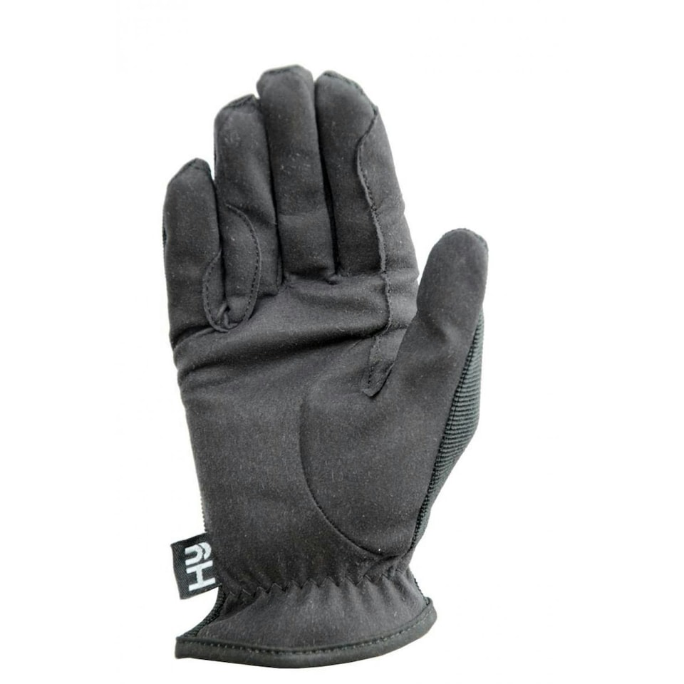 Hy5 Adults Every Day Riding Gloves - Black - L