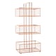 image 2 of Linnea Rose Gold Rectangular Storage Caddy Gold