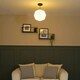 image 1 of ValueLights Astrid Easy Fit White Origami Paper Fold Ceiling Light Shade - Bulb Included