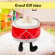 image 8 of Drum Soft Toy Cute Plushie Huggable Cuddly Stuffed Toy 27cm Red