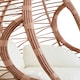 image 3 of Interiors by Premier Stable Natural Rattan Effect Hanging Chair, Stylish Lounge Chaiir, Versatile Garden Chair, Stable Lawn Chair