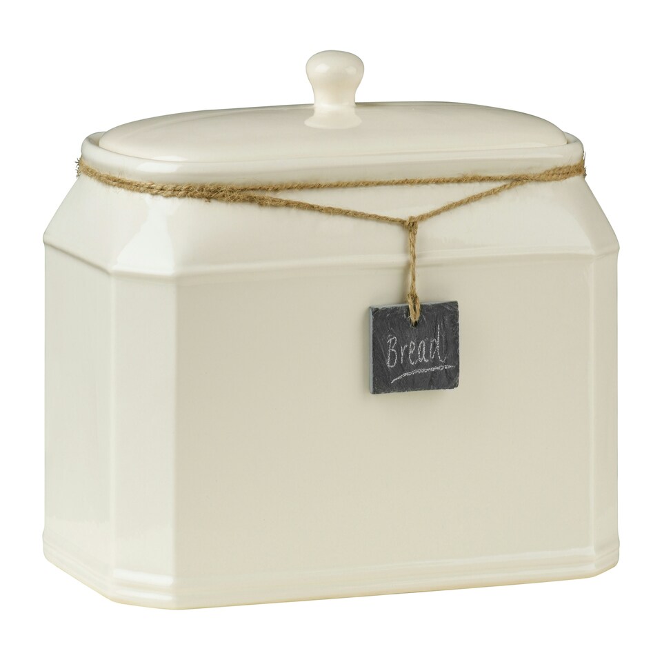 image 1 of Maison by Premier Slate Tag Bread Crock