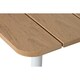 image 10 of Table Set with 3 Armchairs Home ESPRIT White Natural Light grey 189 x 73 x 84 cm N/A