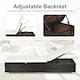 image 6 of Outsunny PE Rattan Sun Lounger, Five-level Adjustable Recliner Bed Chair with Soft Padded Cushion for Patio, Garden, Mixed Brown
