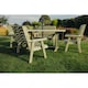 image 2 of Clover 6 Seater Rectangular Table Set with 2 Chair and 2 Bench - Pressure Treated Timber - Partially Assembled
