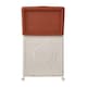 image 5 of Living and Home 160L Foldable Clothes Storage Box Container with Wheels, Brown | Brown