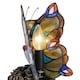 image 4 of Beautiful Handmade Multi-Coloured Glass Butterfly Tiffany Lamp with Bronze Base | Multi | Multi-coloured | 1