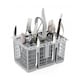 image 6 of SPARES2GO Cutlery Cage Basket compatible with Hotpoint Dishwasher (Grey, Removable Handle, 225mm)